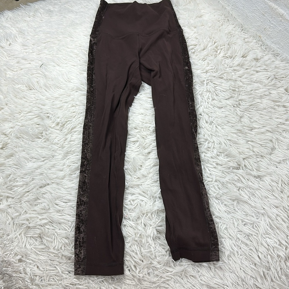 Lululemon Align Super High-Rise Crop *Crushed Velvet French Press